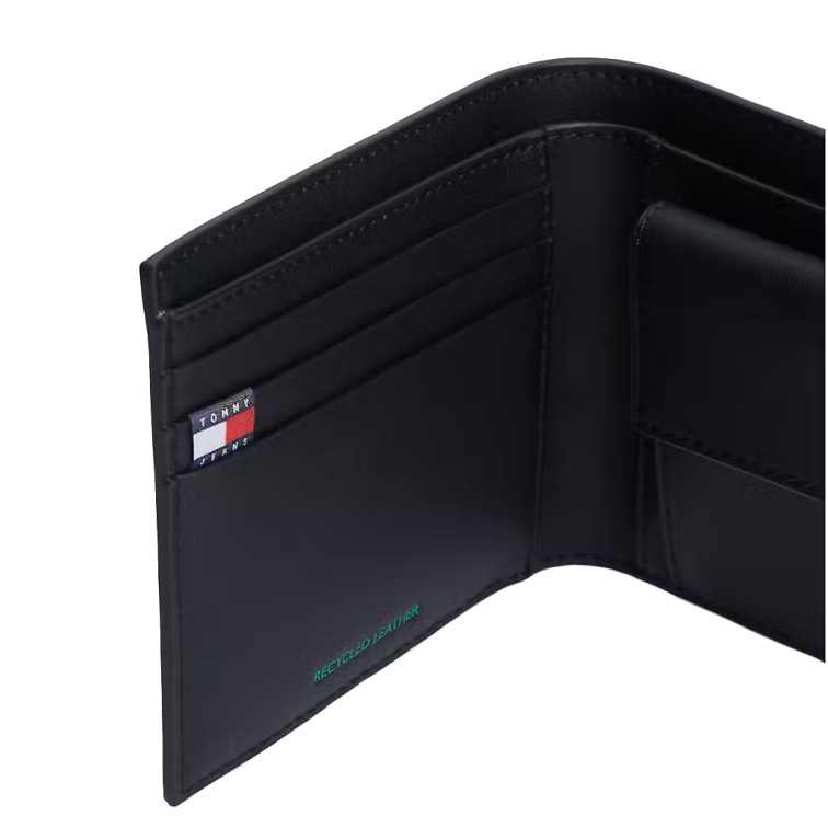  tommy hilfiger tjm heritage leather cc & coin