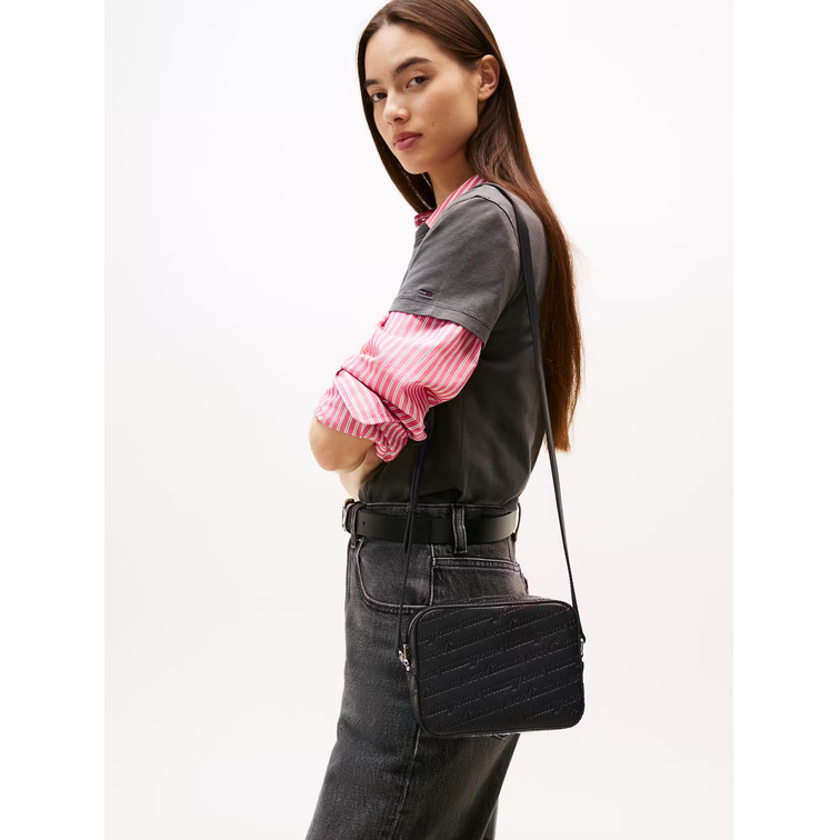 sac à main femme  tommy hilfiger tjw must aop camera bag