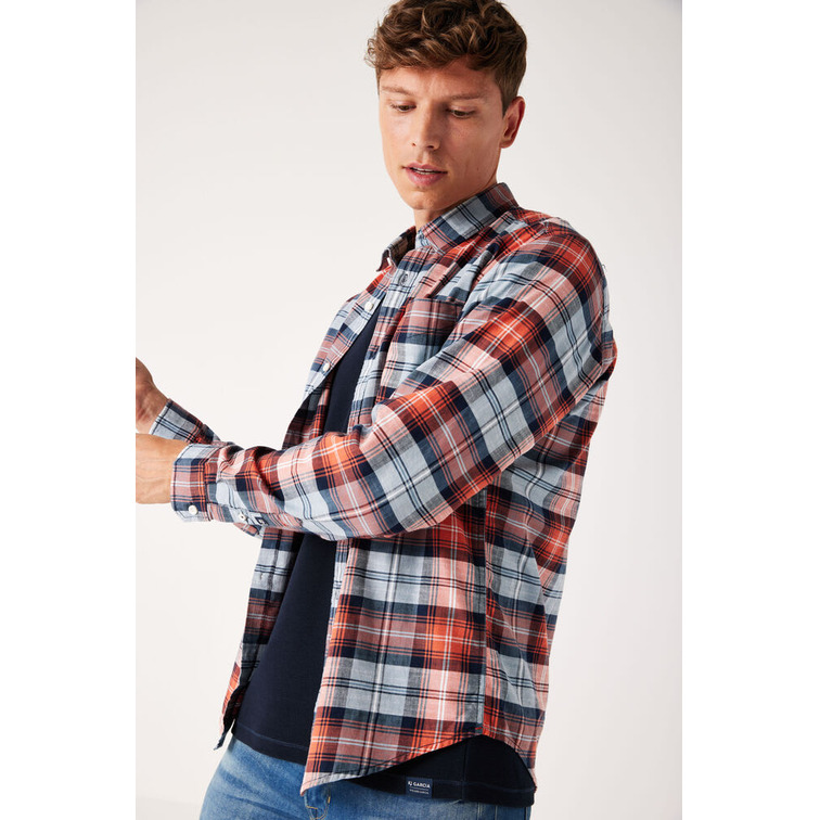 chemise homme  garcia b31280_men`s shirt ls