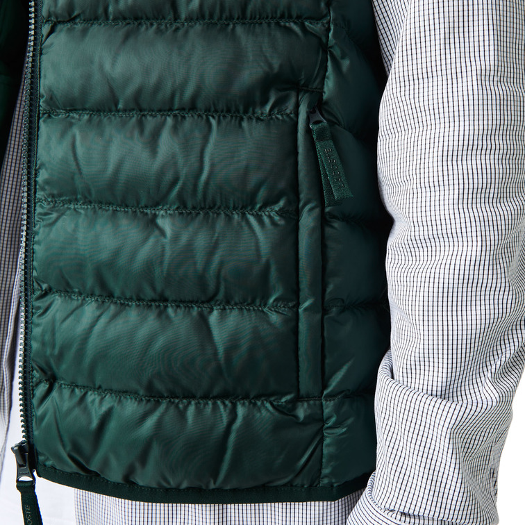 gilet matelassé hydrofuge homme lacoste