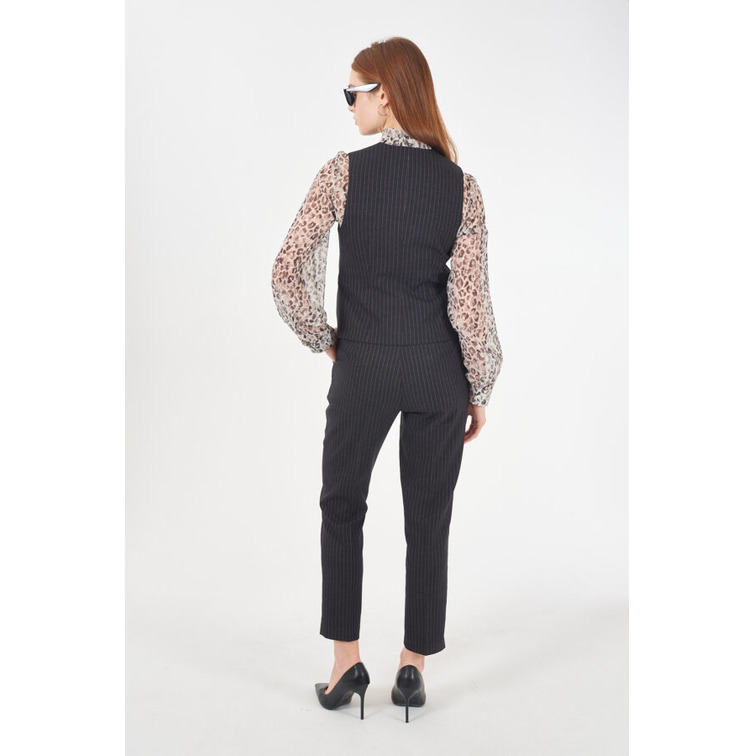 chemise femme  yes zee casacca donna m/l con fiocco c