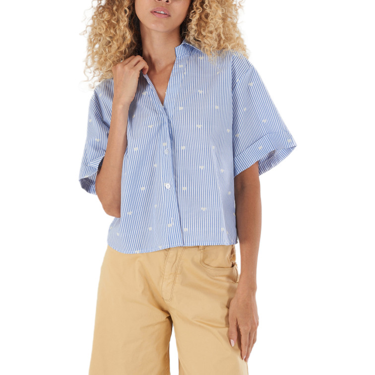 chemise femme  yes zee camicia donna crop, m/c
