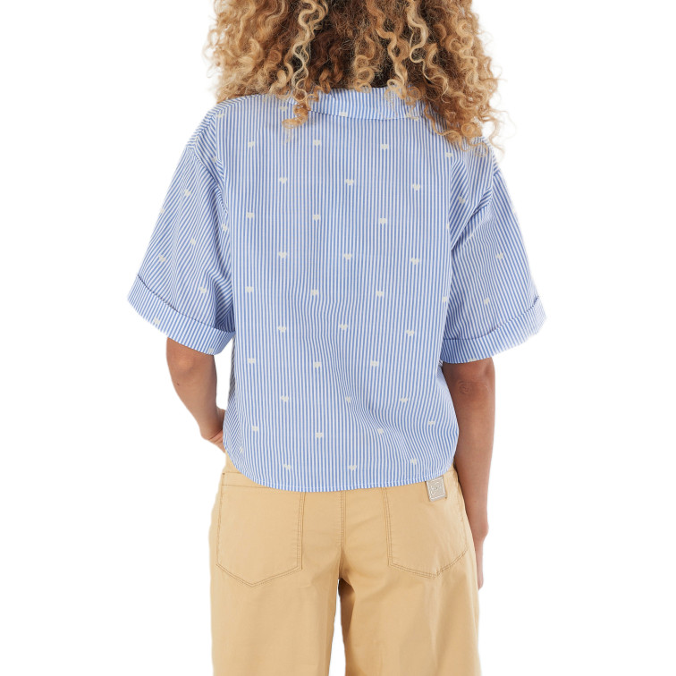 chemise femme  yes zee camicia donna crop, m/c