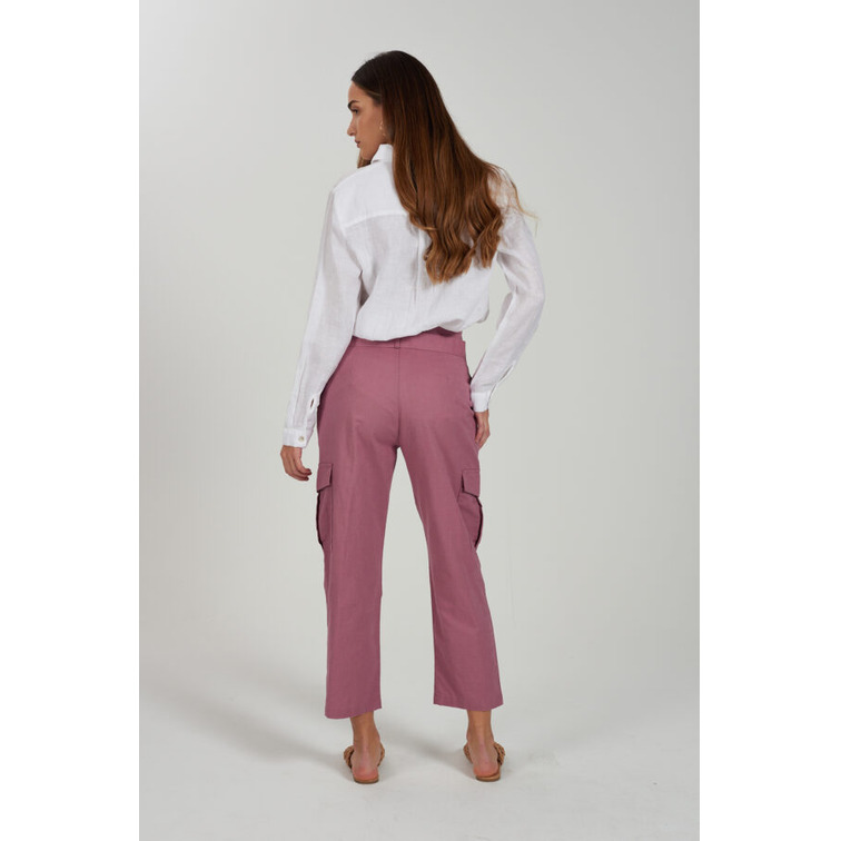 chemise femme  yes zee camicia donna misto lino