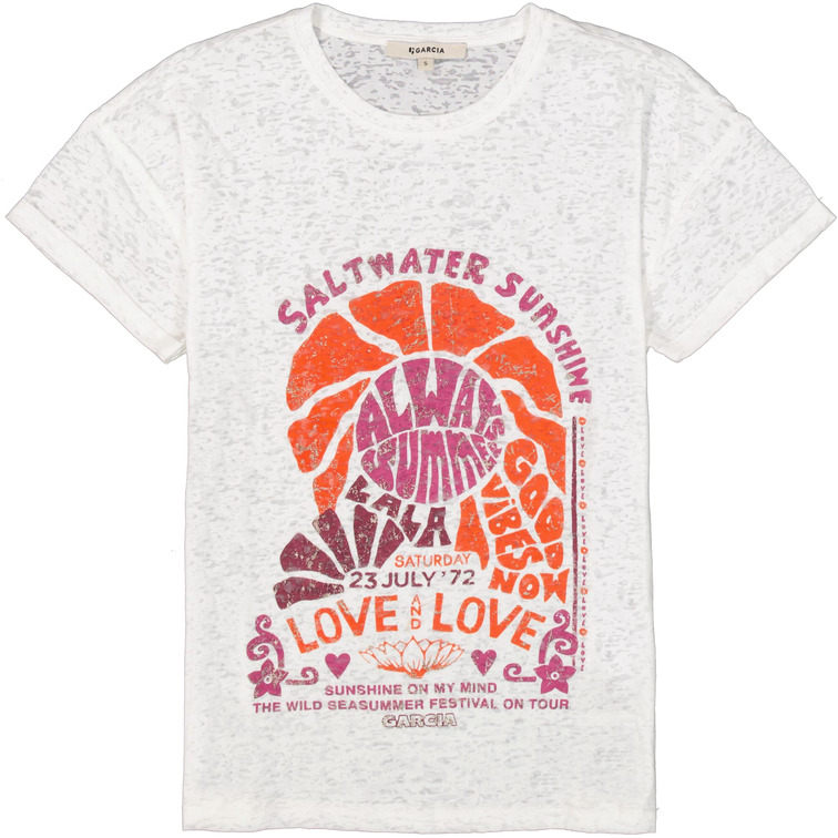 t-shirt femme  garcia jeans c50201_ladies t-shirt ss