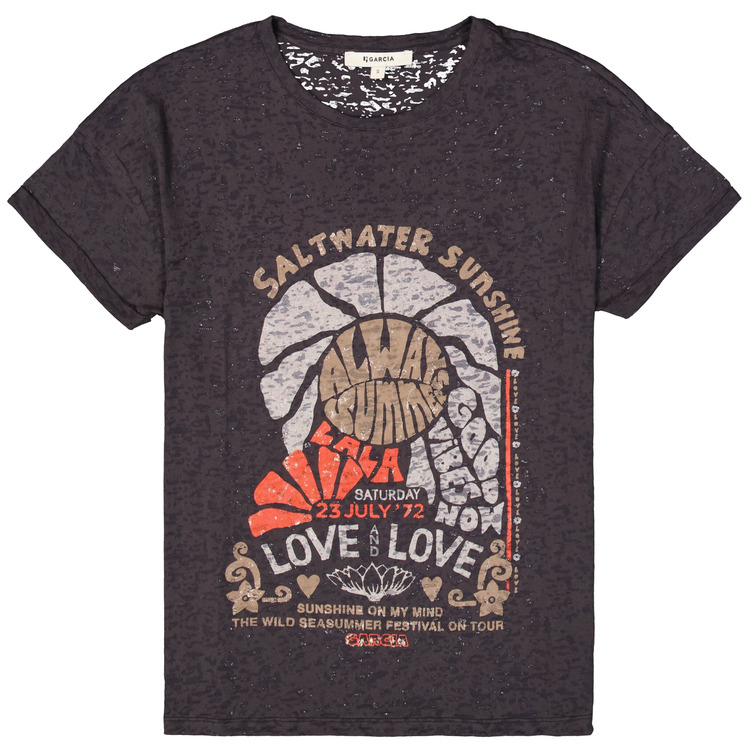 t-shirt femme  garcia jeans c50201_ladies t-shirt ss