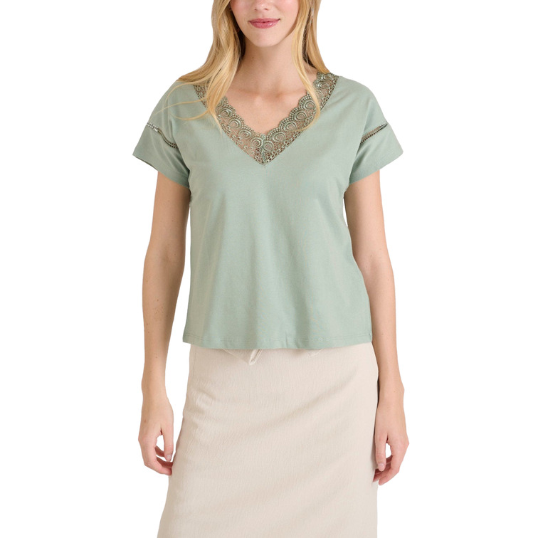 t-shirt femme  nafnaf paris t-shirt