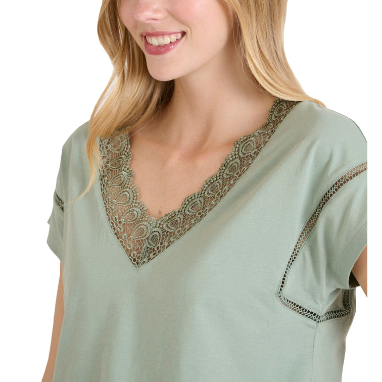 t-shirt femme  nafnaf paris t-shirt