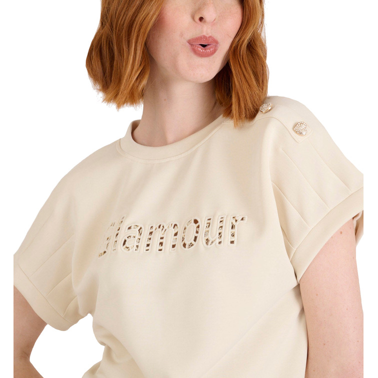 t-shirt femme  nafnaf paris t-shirt