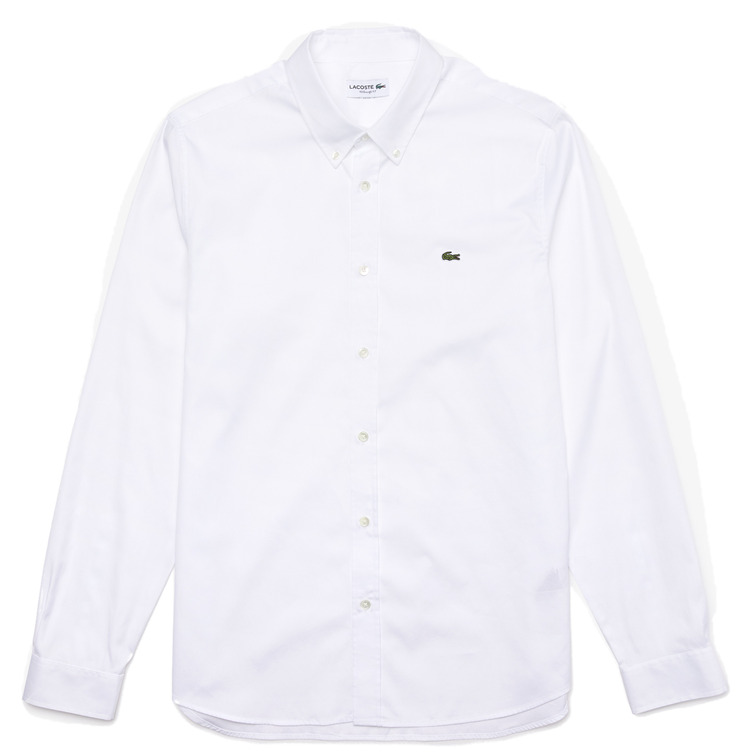 chemise homme  lacoste chemise casual manches longues