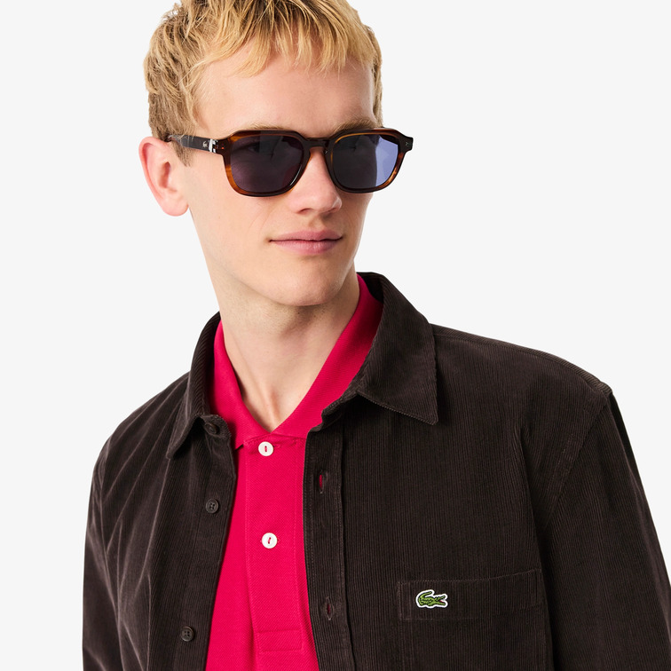 chemise homme  lacoste chemise casual manches longues