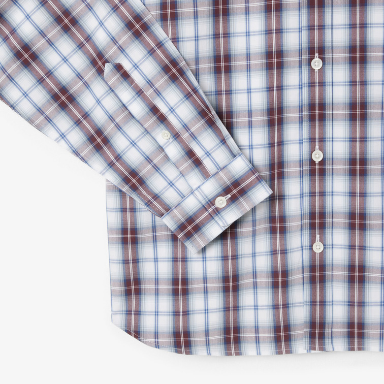 chemise homme  lacoste chemise casual manches longues