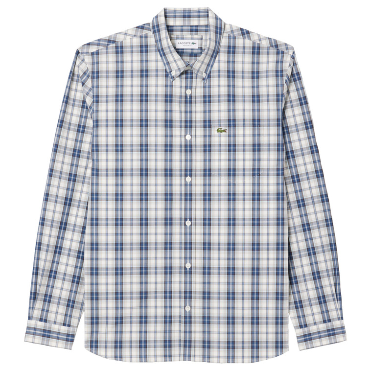 chemise homme  lacoste chemise casual manches longues