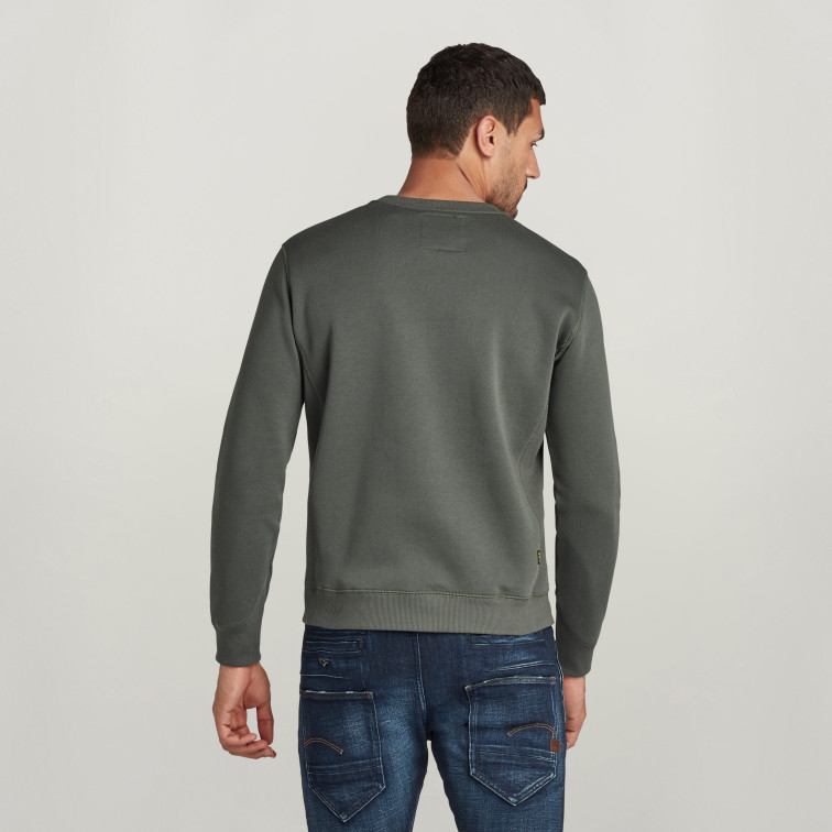 sweat-shirt homme  g-star premium core r sw l\s