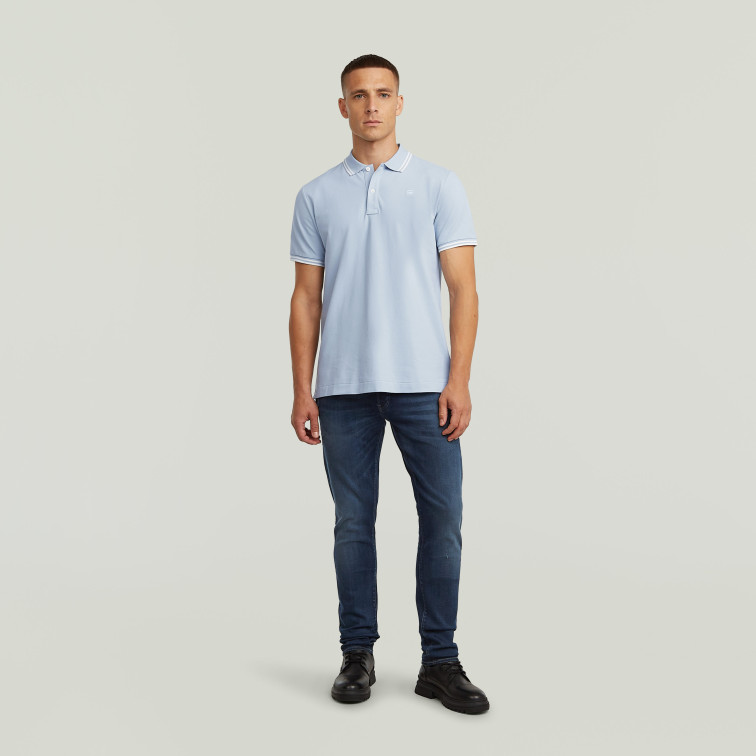 pôle homme  g-star dunda slim stripe pôle s\s