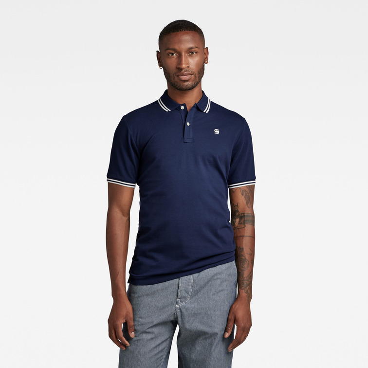 pôle homme  g-star dunda slim stripe pôle s\s