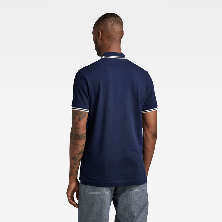 pôle homme  g-star dunda slim stripe pôle s\s