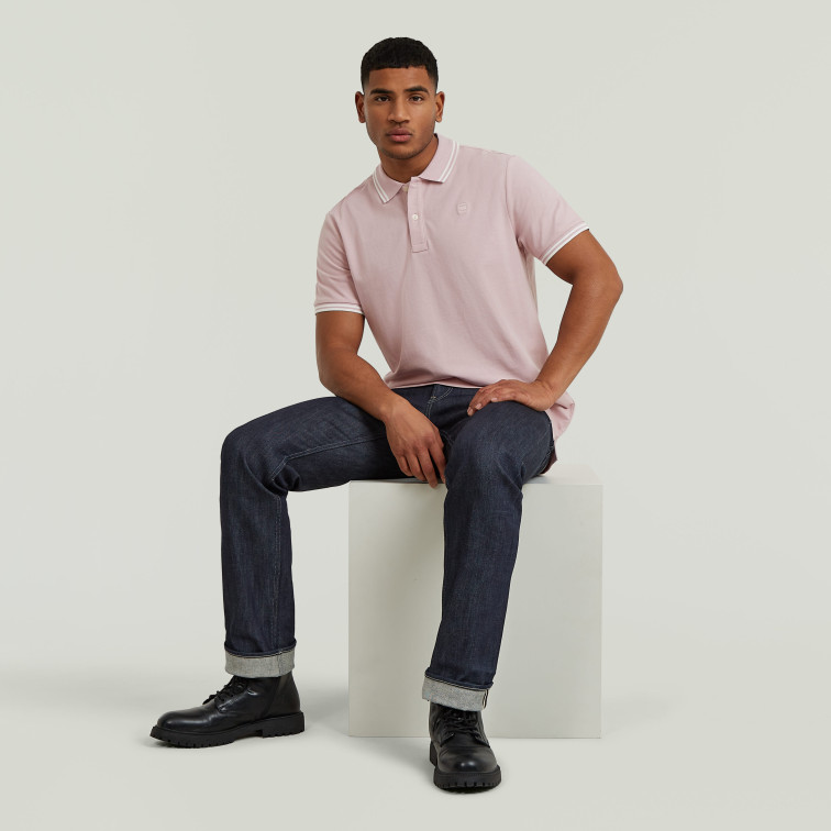 pôle homme  g-star dunda slim stripe pôle s\s