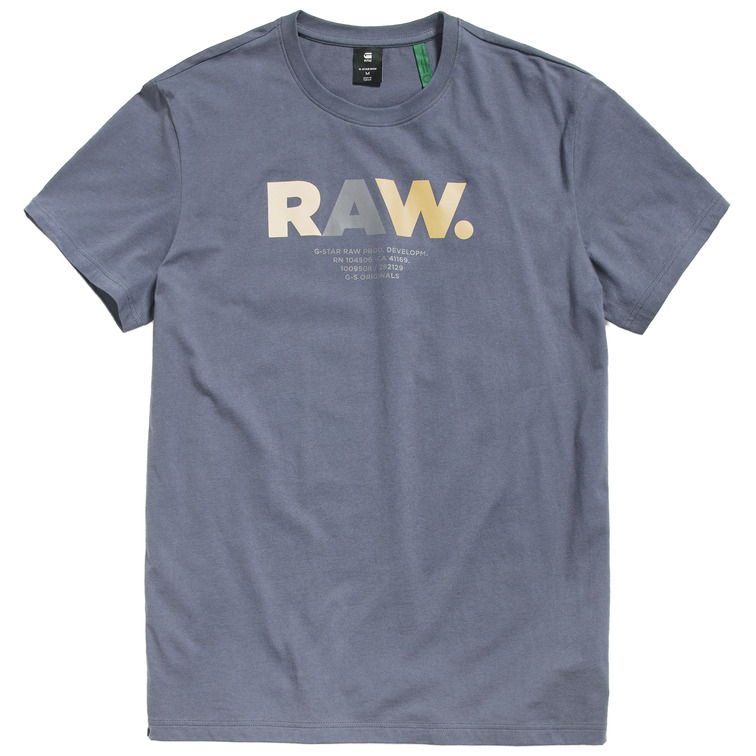t-shirt homme  g-star multi colored raw. r t