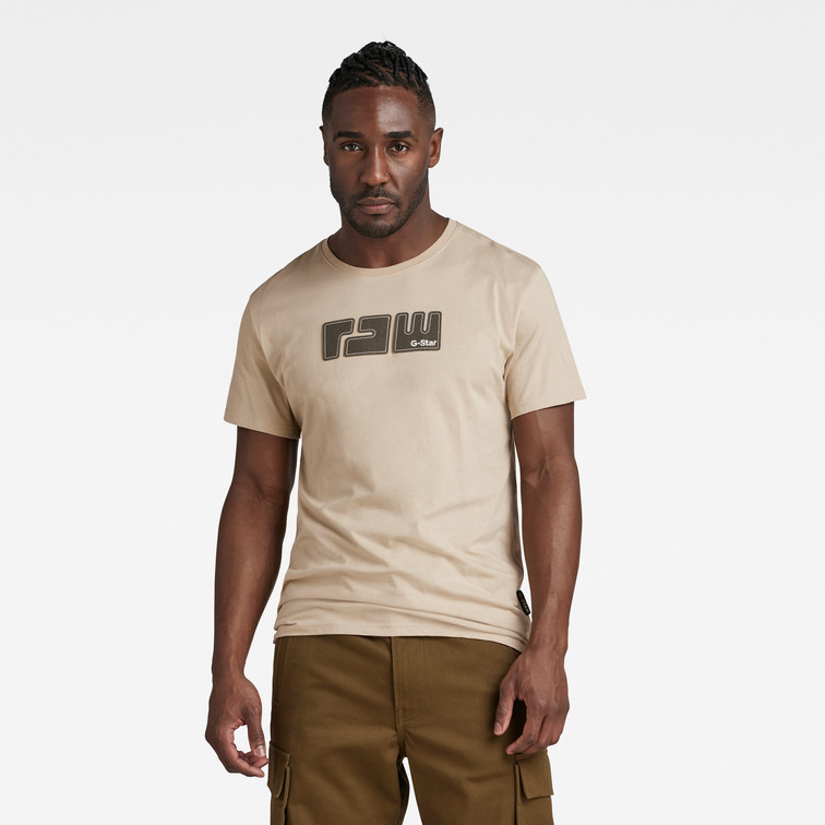 t-shirt homme  g-star raw. felt r t