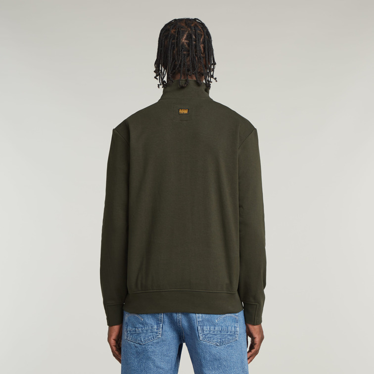 sweat-shirt homme  g-star nifous half zip sw