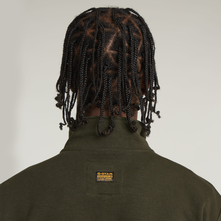 sweat-shirt homme  g-star nifous half zip sw
