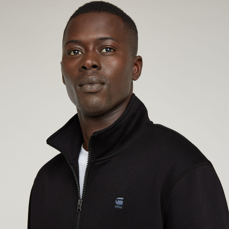 sweat-shirt homme  g-star premium core half zip r sw l\s