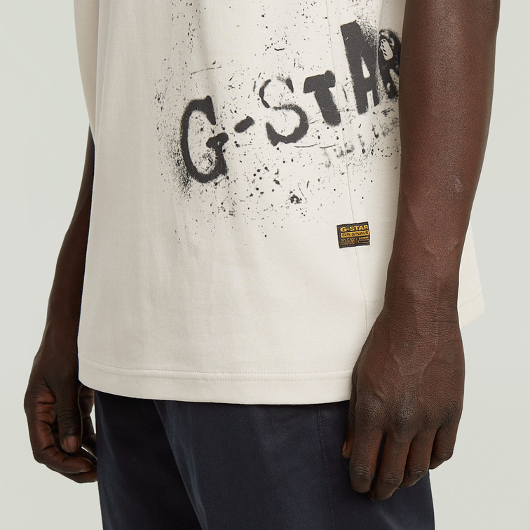 t-shirt homme  g-star sprayed gr r t