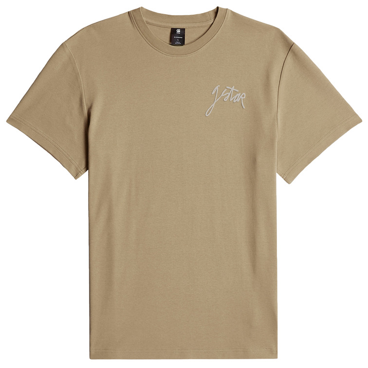 t-shirt homme  g-star script r t