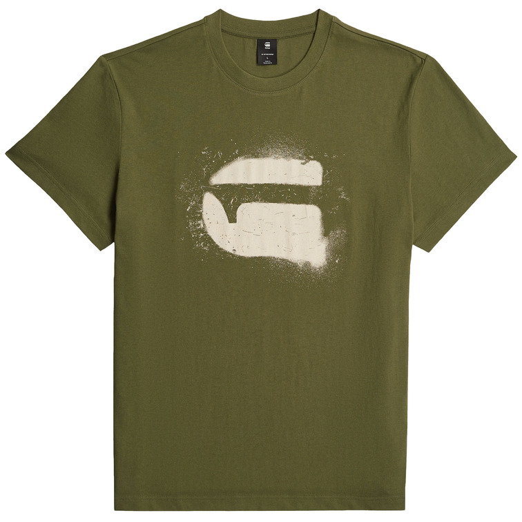 t-shirt homme  g-star spray g logo r t