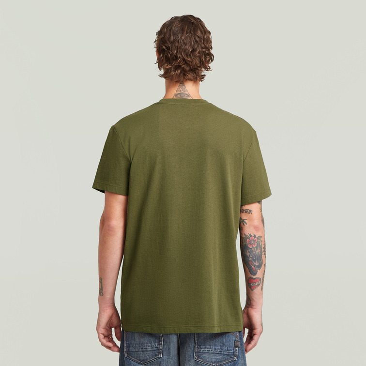 t-shirt homme  g-star spray g logo r t