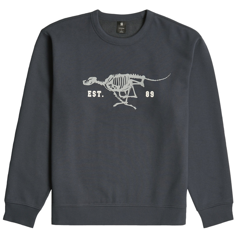 sweat-shirt homme  g-star running dog back gr r sw