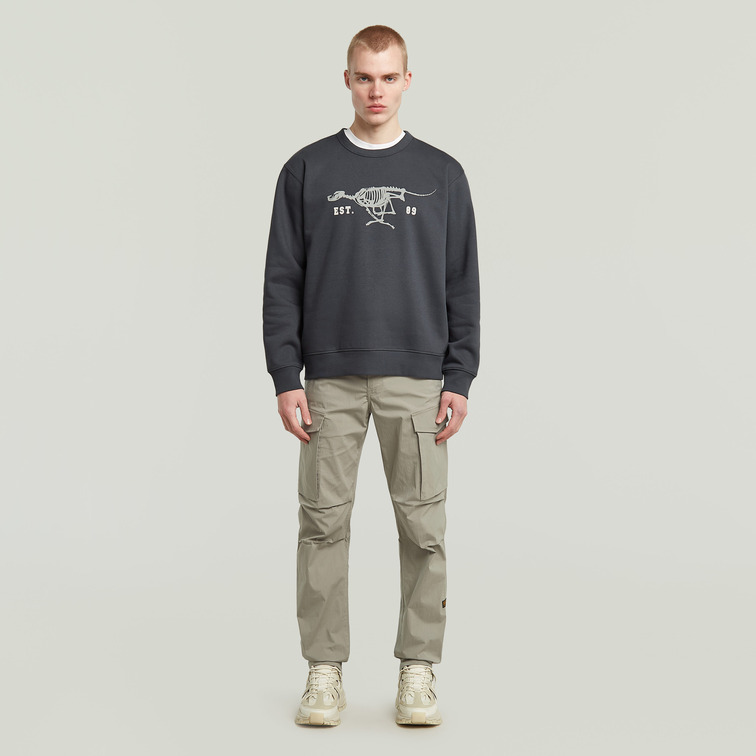 sweat-shirt homme  g-star running dog back gr r sw