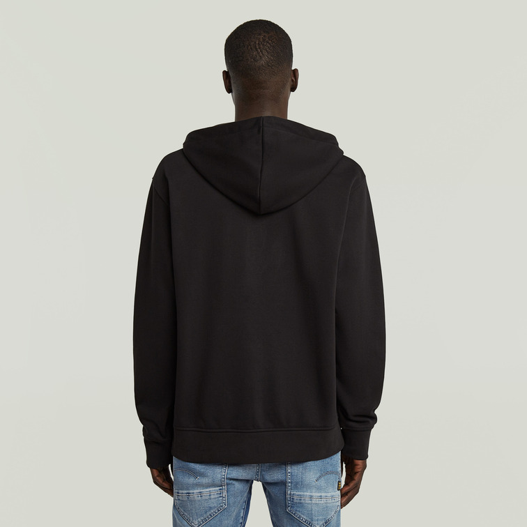 sweat-shirt homme  g-star script half zip hdd sw