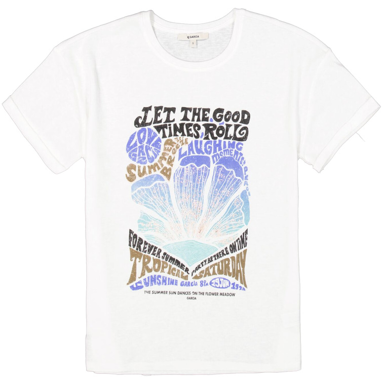 t-shirt femme  garcia jeans d50007_ladies t-shirt ss
