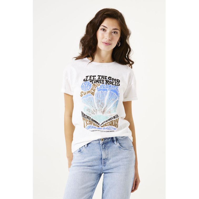 t-shirt femme  garcia jeans d50007_ladies t-shirt ss