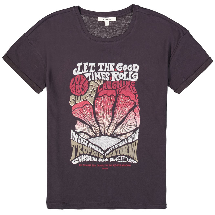 t-shirt femme  garcia jeans d50007_ladies t-shirt ss
