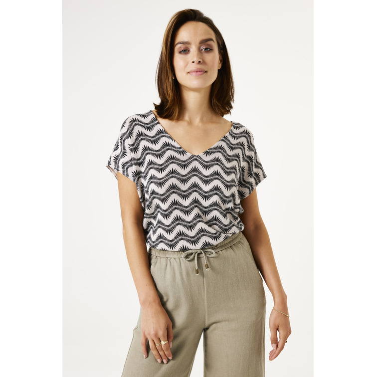 t-shirt femme  garcia jeans d50009_ladies t-shirt ss