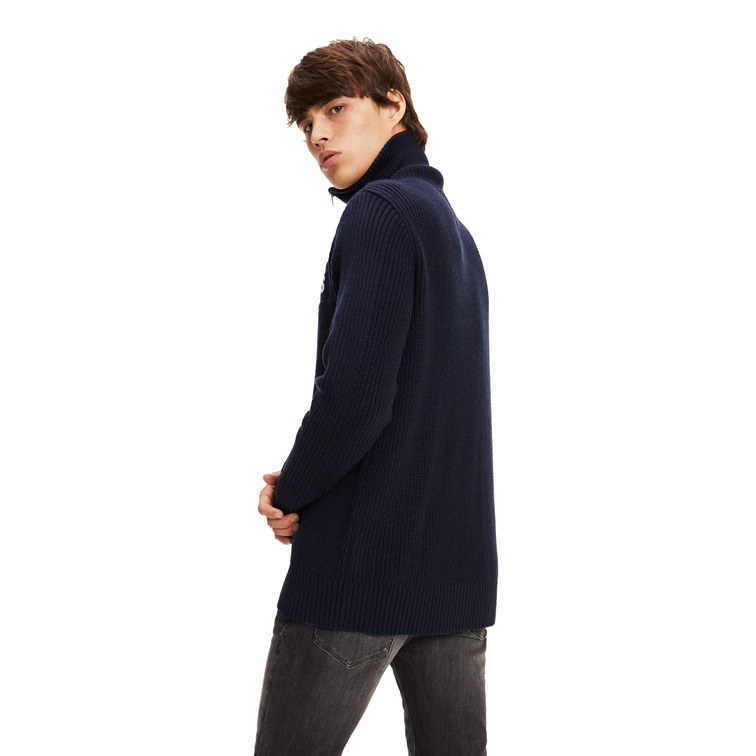 maillot homme  th tjm textured mock sweater