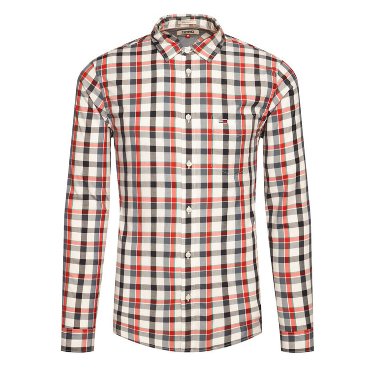 chemise homme  th tjm faded checks shirt