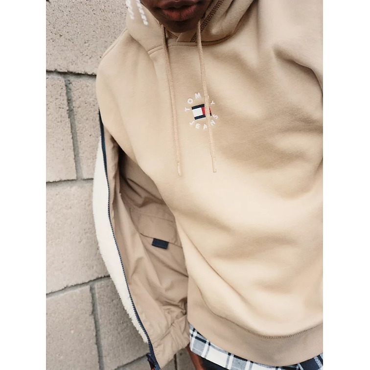sweat-shirt homme  th tjm tiny tommy circular hoodie