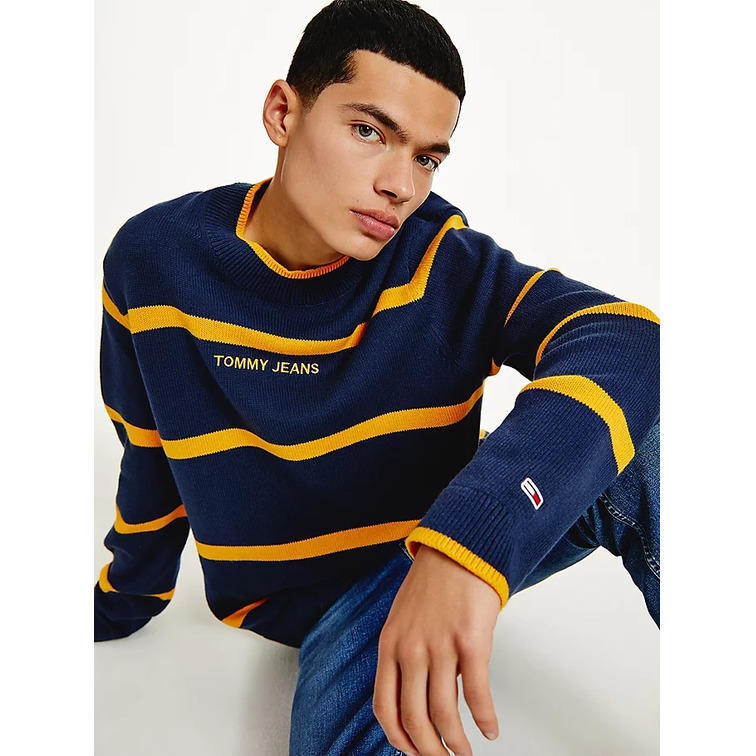 maillot homme  th tjm branded stripe sweater