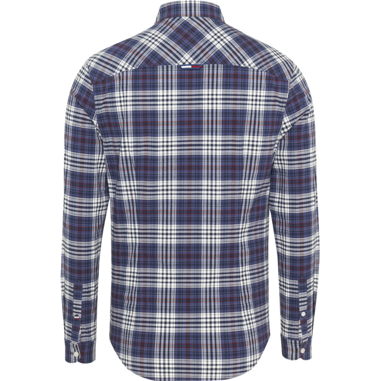 chemise homme  th tjm essential poplin check shi
