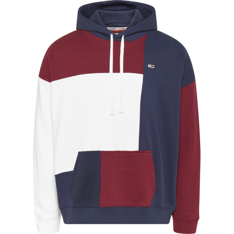 sweat-shirt homme  th tjm reverse colorblock hoodie