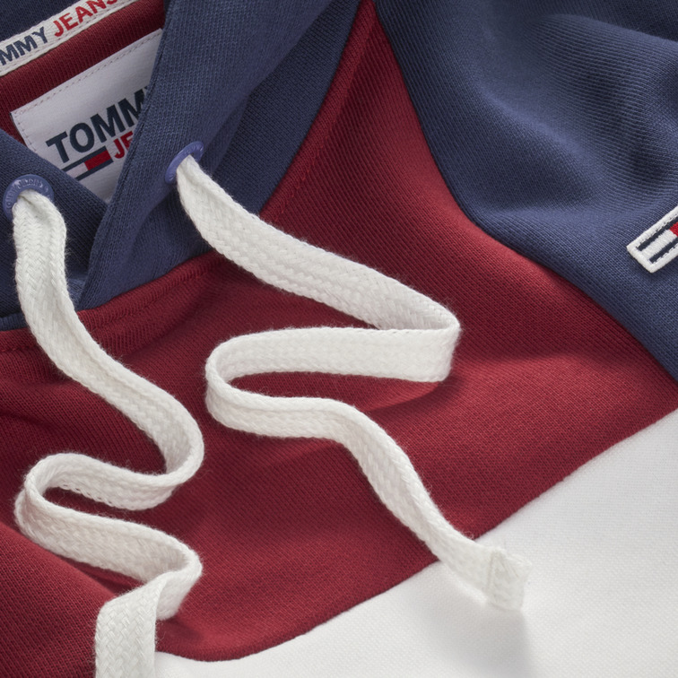 sweat-shirt homme  th tjm reverse colorblock hoodie
