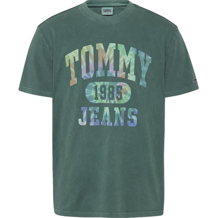 t-shirt homme  th tjm collegiate tie dye tee