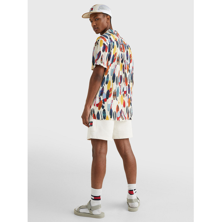 chemise homme  th tjm aop camp shirt