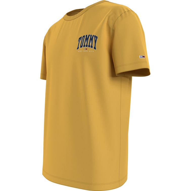 t-shirt homme  th tjm chest college graphic tee
