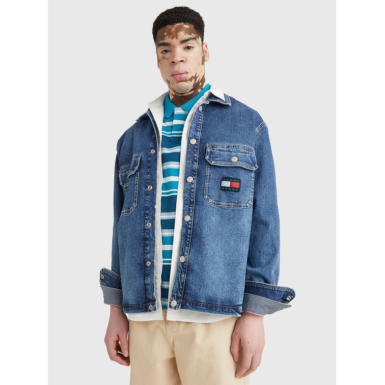 cazadora homme  th utility shirt jacket cf6132