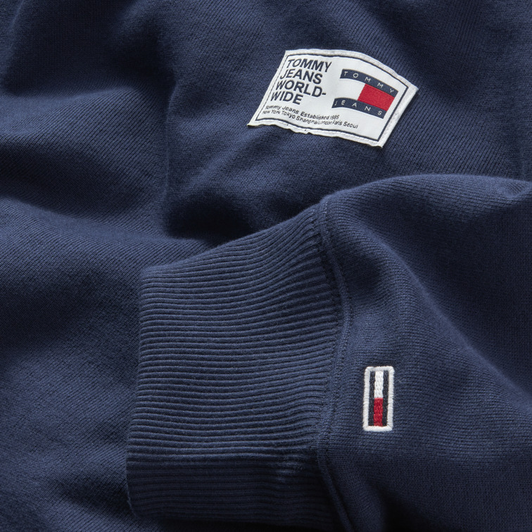 sweat-shirt homme  th tjm woven label crew
